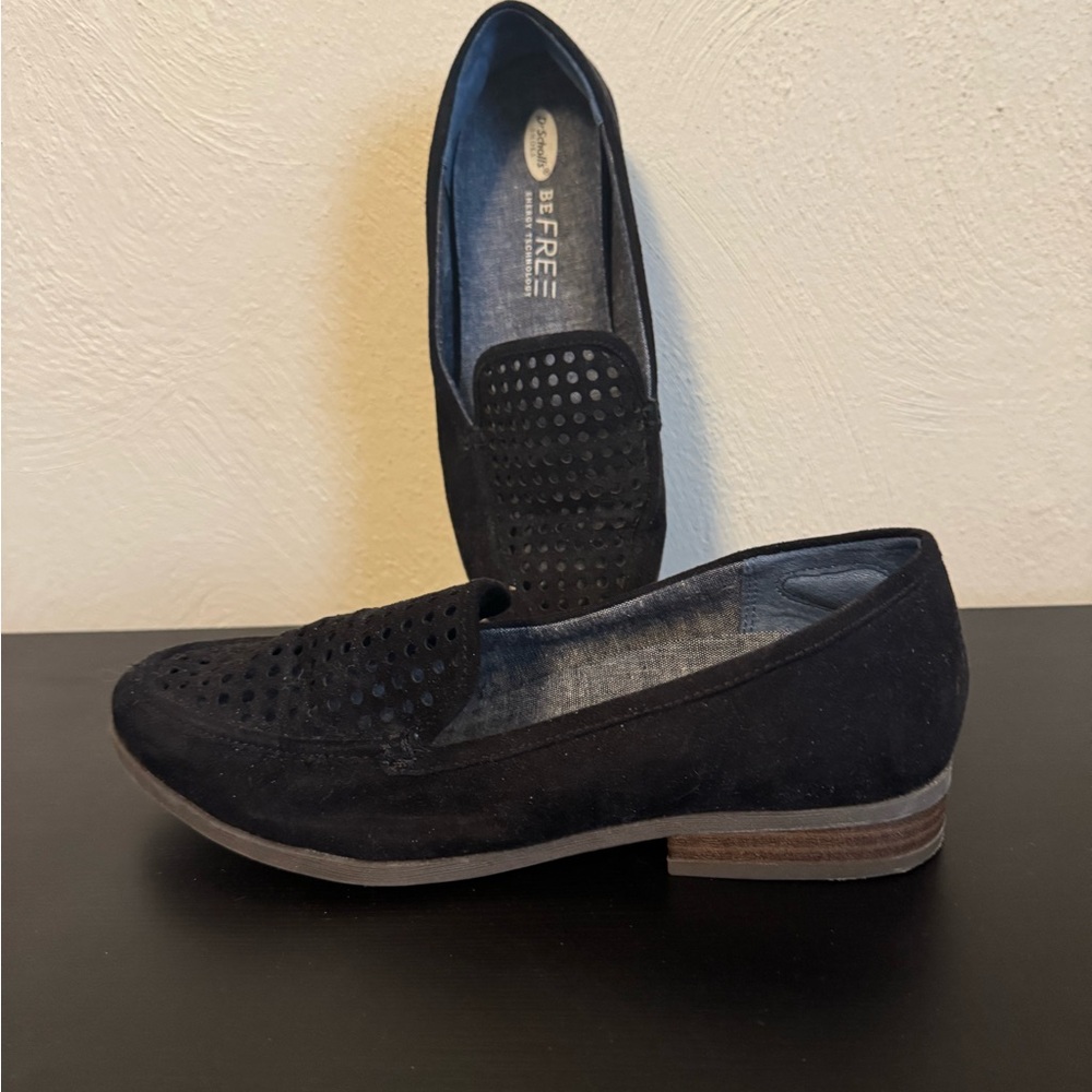 UVGC, Dr. Scholl's Shoes Women's Loafer, Size 6, Black Suede